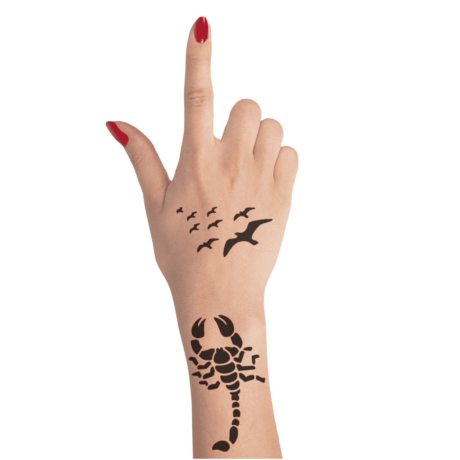 Tattoos Henna, Stickers, Different Shapes & Sizes, Practical Reliable Design