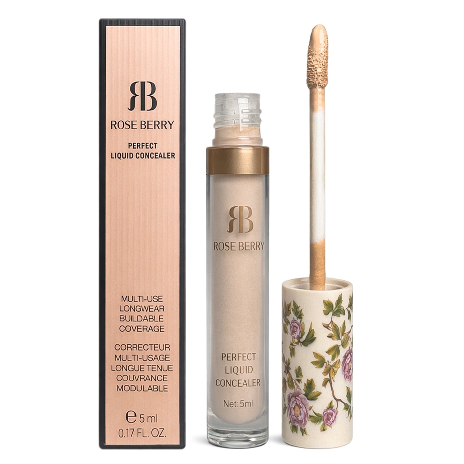Liquid Color Corrector Concealer, Multi Use, Longwear with, Model RB-CL1170