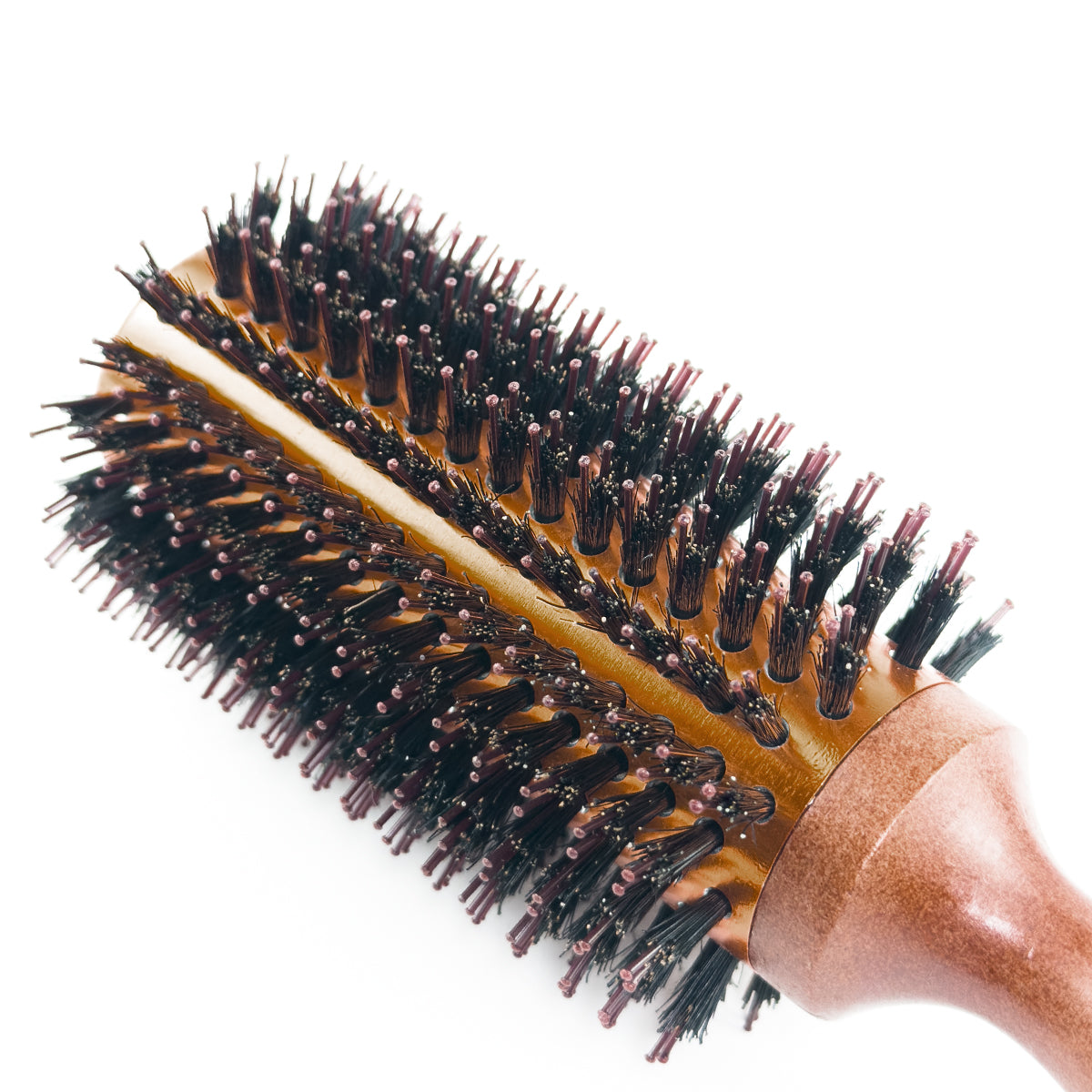 Detangling Hair Brush, With Protective Bristle Tips, Wooden Hair, Clean Kit