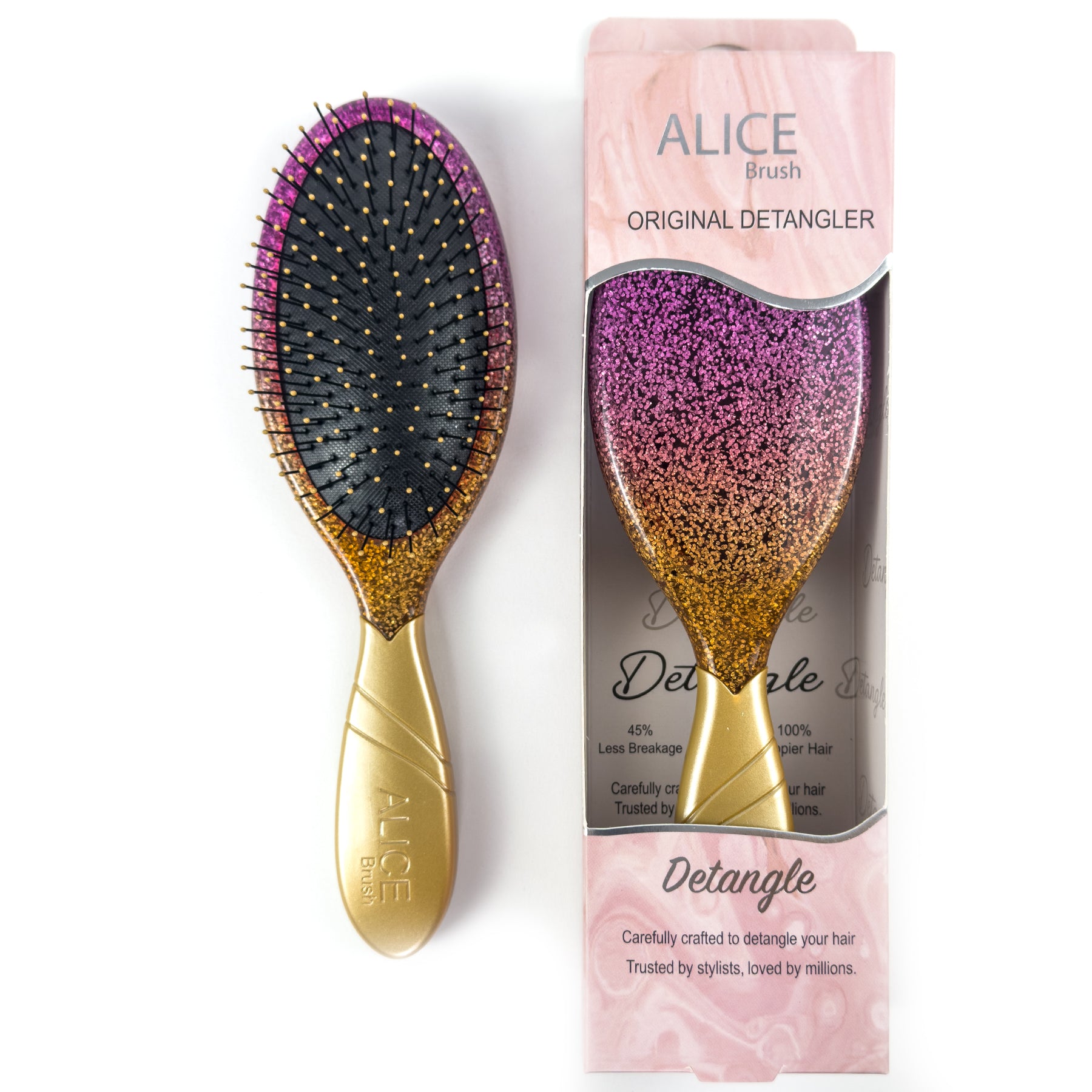 Detangling Hair Brush, Detangling Brush With Soft Bristles for Everyday Use