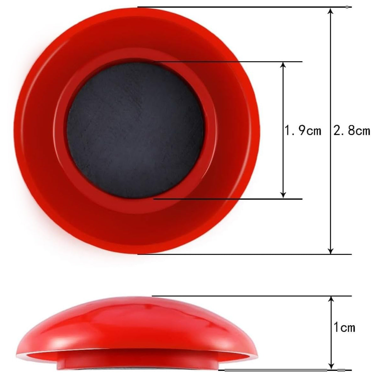Fridge Magnets, Colorful Magnets, Round for School, Office, and Daily Notes