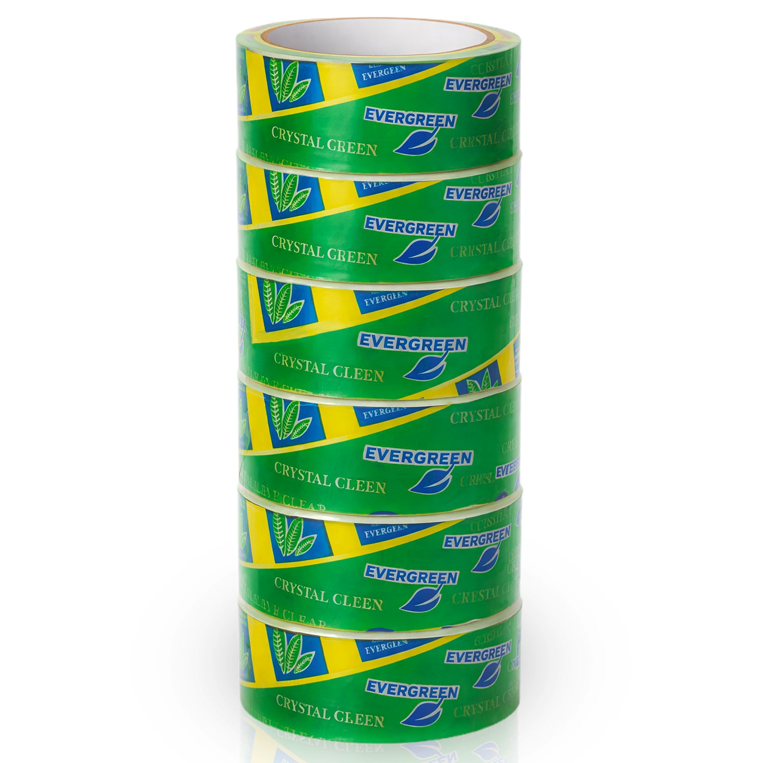 Craft Tape, Sellotape Wide Clear, Set Of 6 PCS, 300, Model Crystal Green