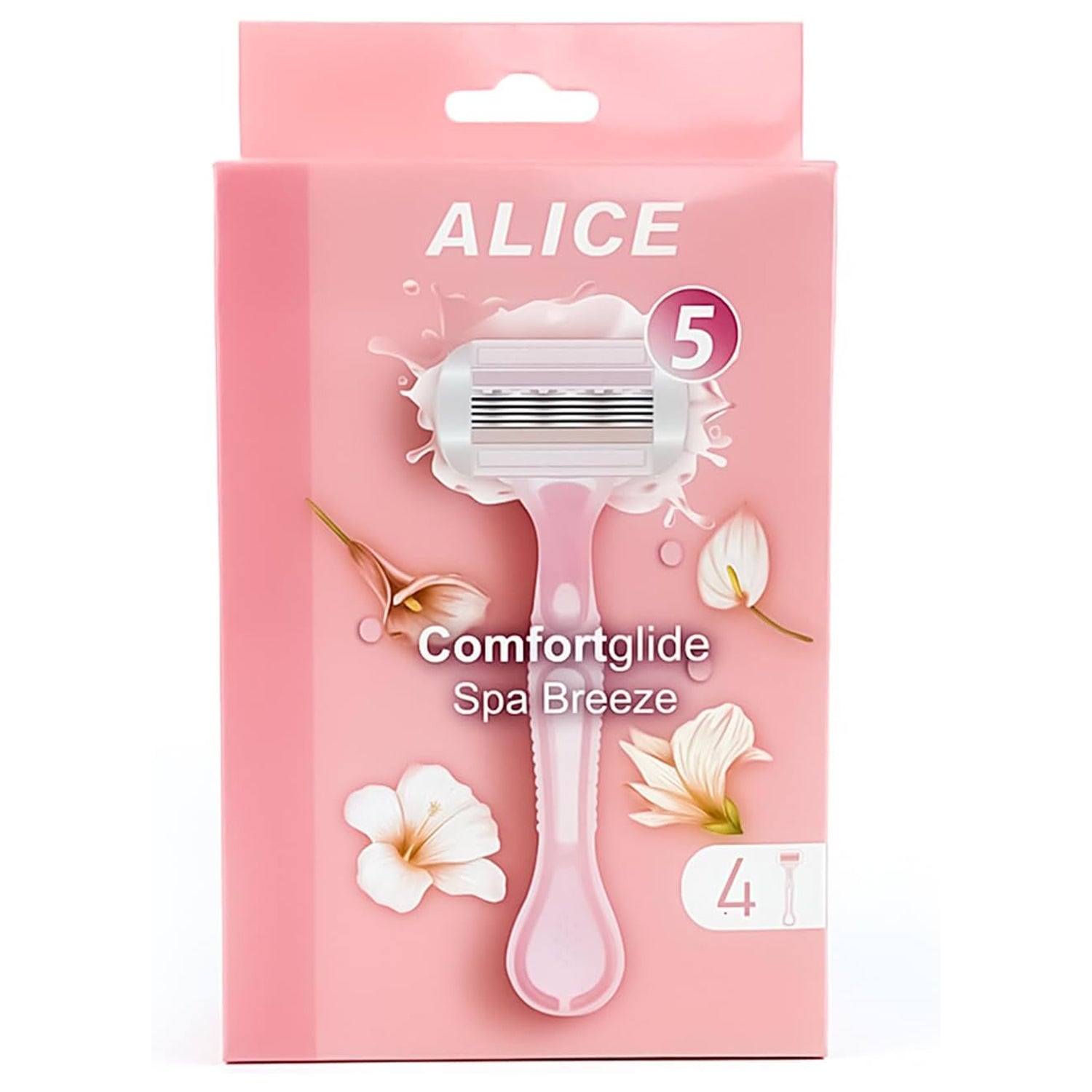 Hair Removal Razor, Elegant Pink, Practical Everyday Essential for Easy Kit