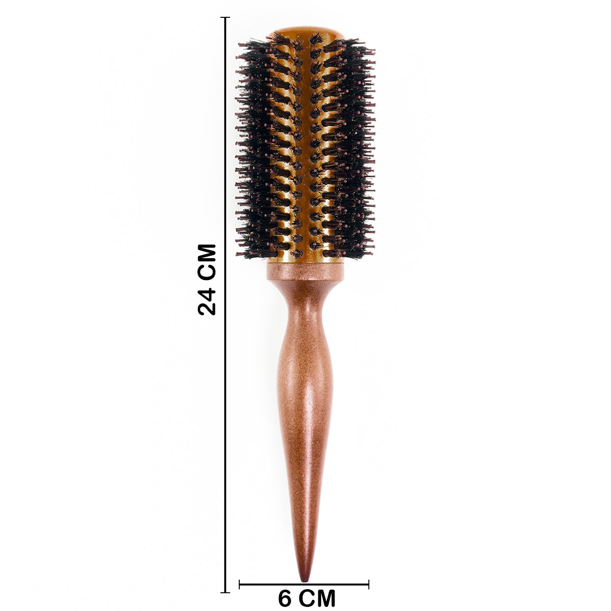 Detangling Hair Brush, With Protective Bristle Tips, Wooden Hair, Clean Kit