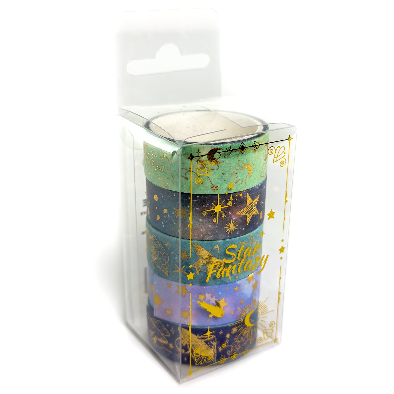 Washi Tape, Craft Tape, Masking, Set Of 5 Rolls, Decorative Craft