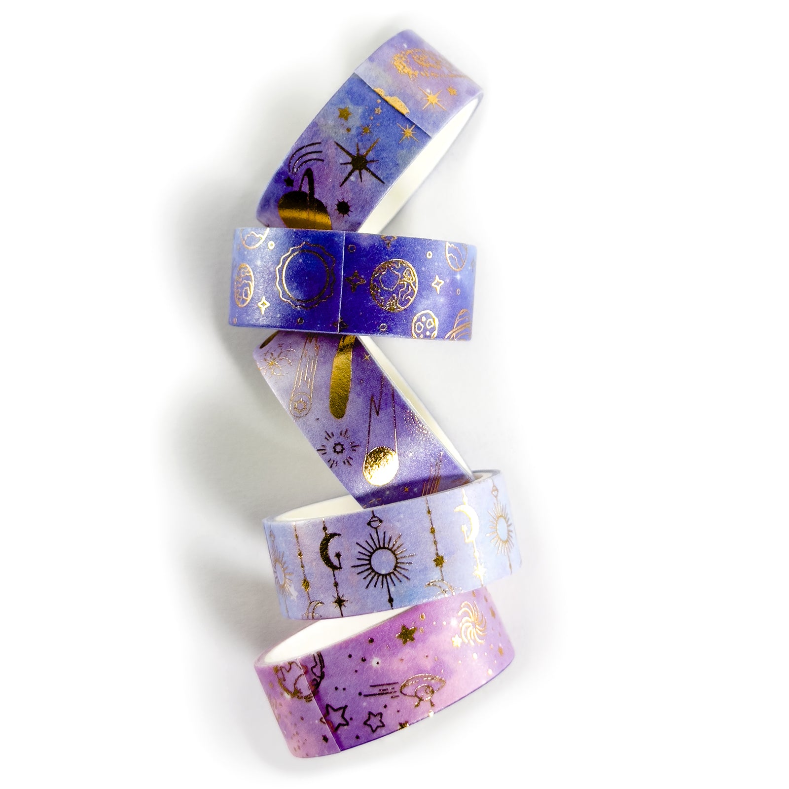 Washi Tape, Craft Tape, Masking, Set Of 5 Rolls, Decorative Craft