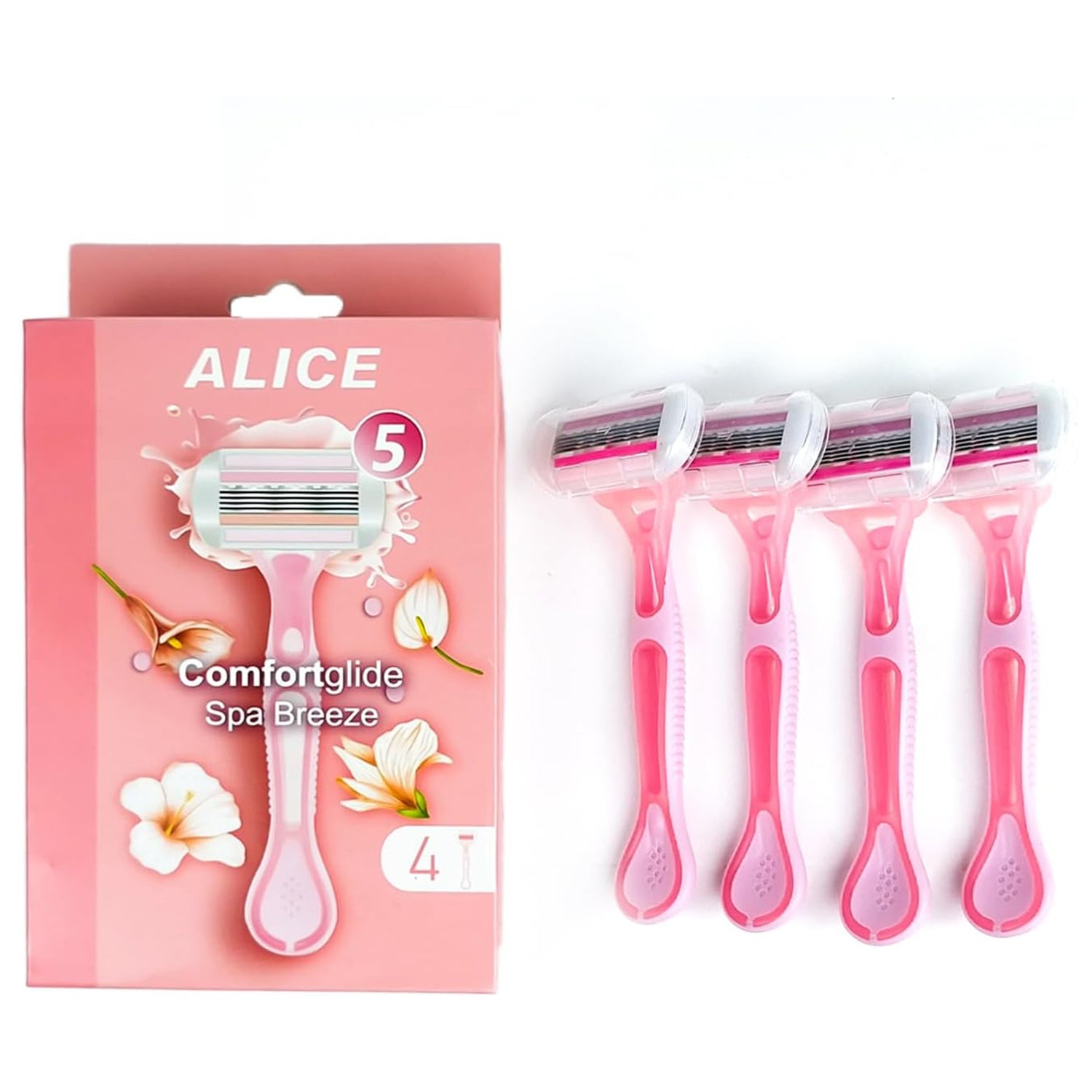 Hair Removal Razor, Elegant Pink, Practical Everyday Essential for Easy Kit