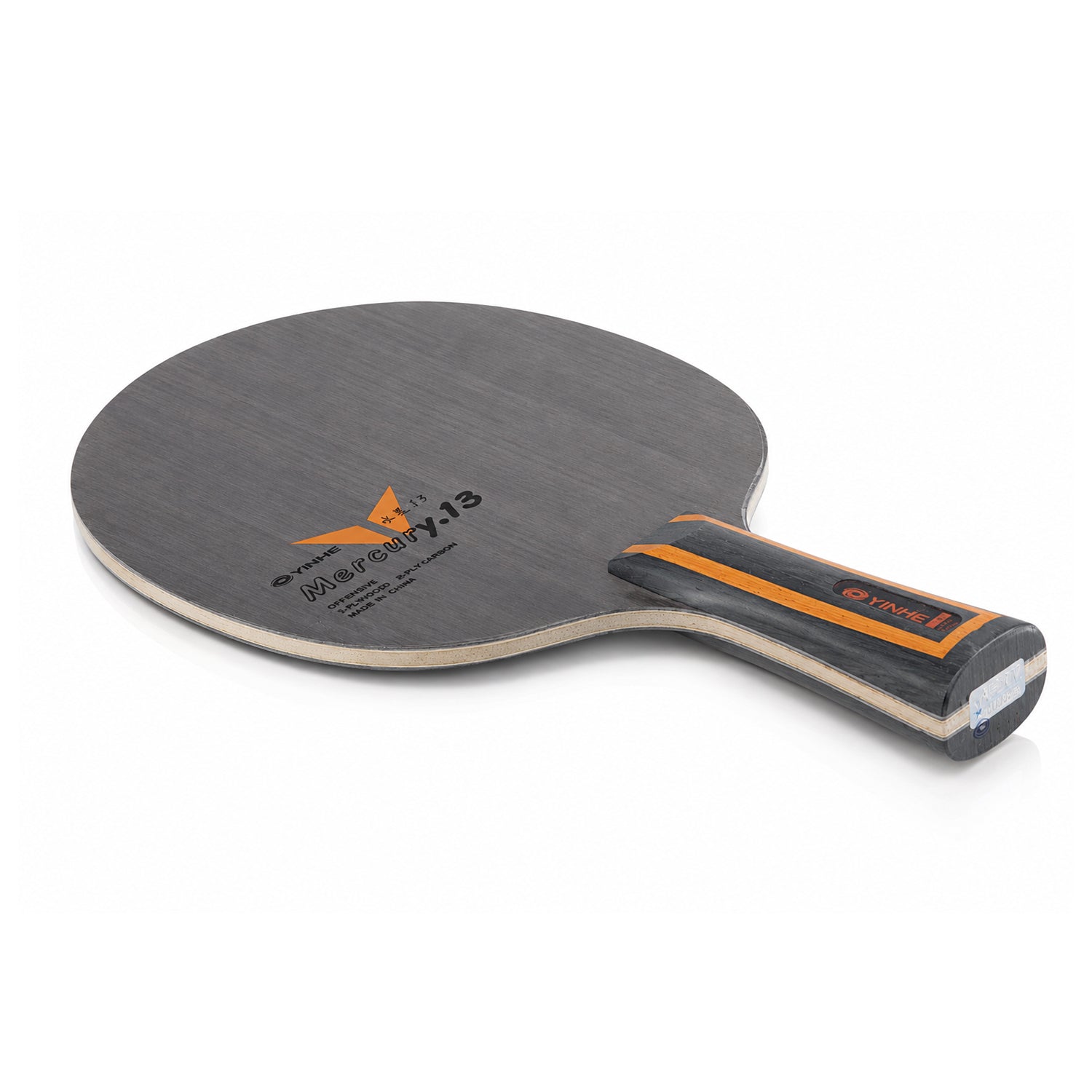 Mercury 13 Offensive Table Tennis Blade, 5-Ply Wood & Carbon