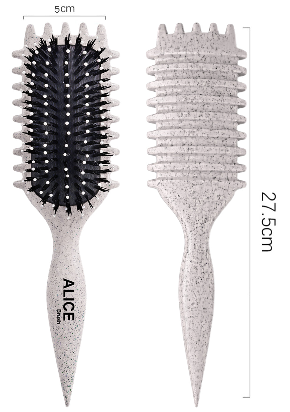 Hair Comb, Curl Definer Brush, Curly Hair Styling Brush, Gentle, Clean Care