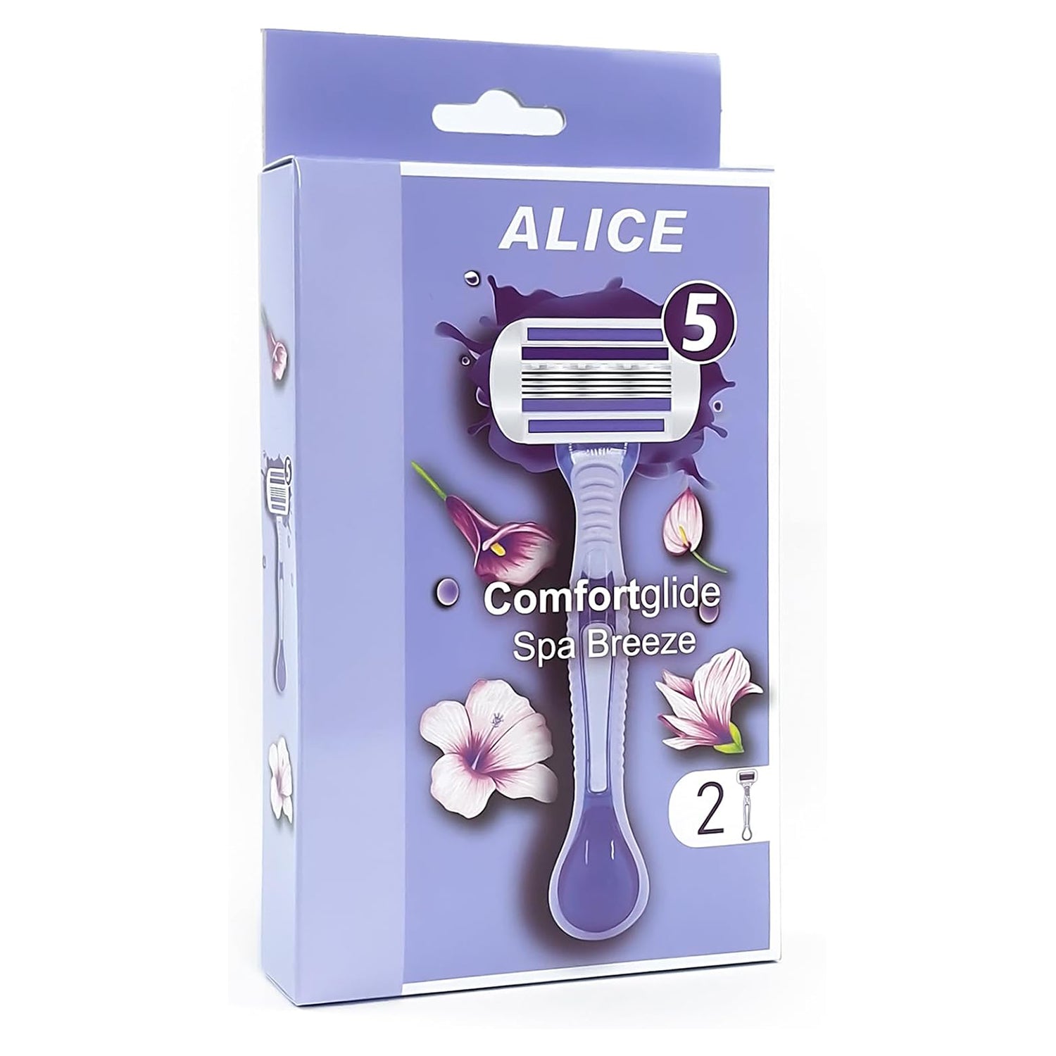 Hair Removal Razor, Pivoted Head, Comfortglide Spa Breeze, Model AS-04