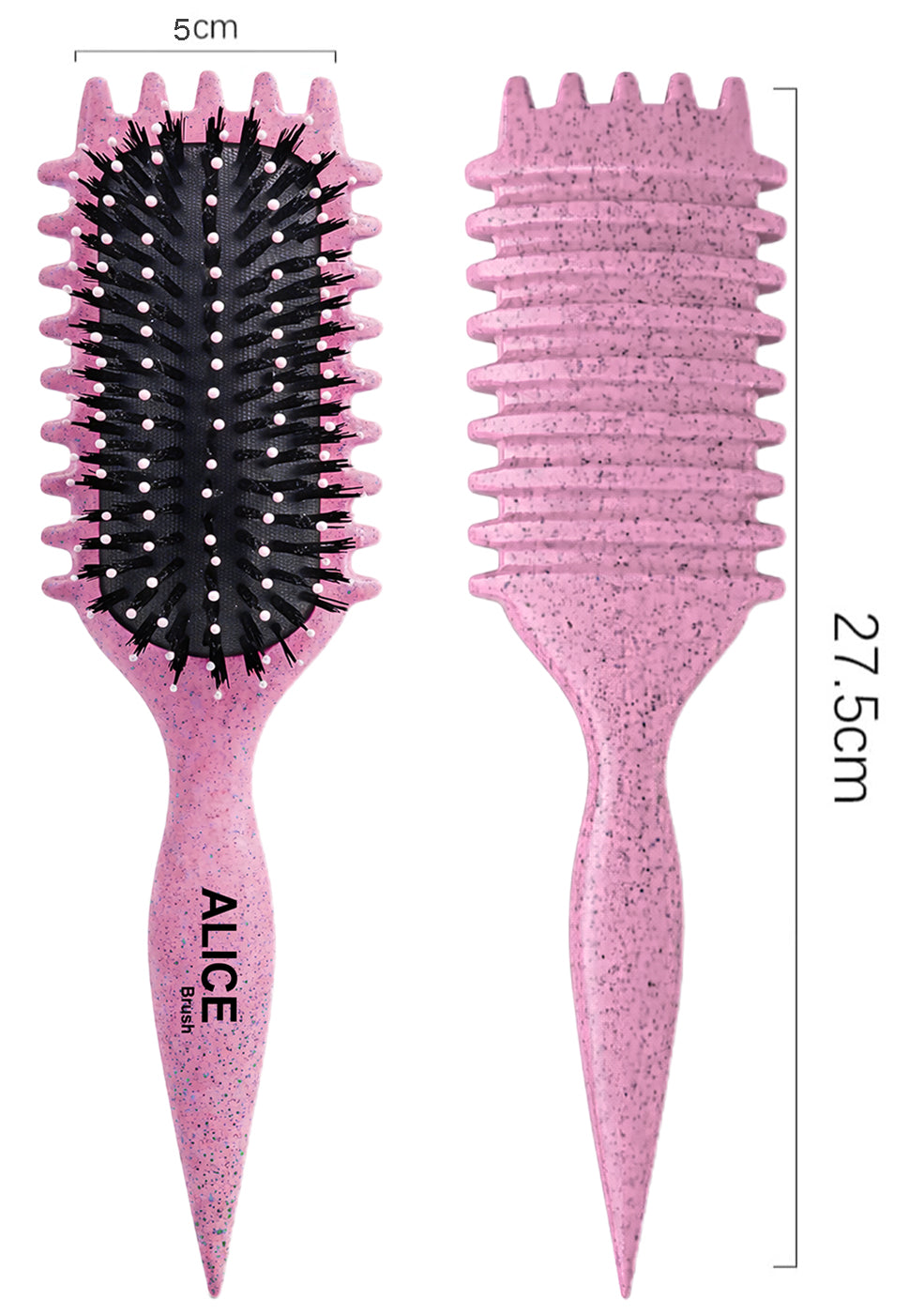 Hair Comb, Curl Definer Brush, Curly Hair Styling Brush, Gentle, Clean Care