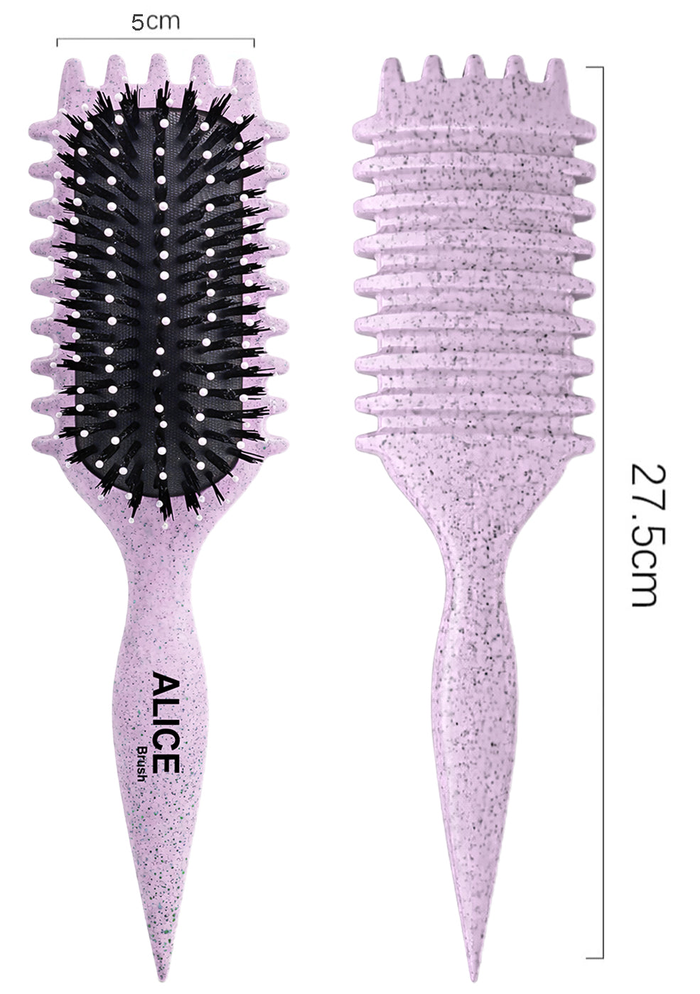 Hair Comb, Curl Definer Brush, Curly Hair Styling Brush, Gentle, Clean Care