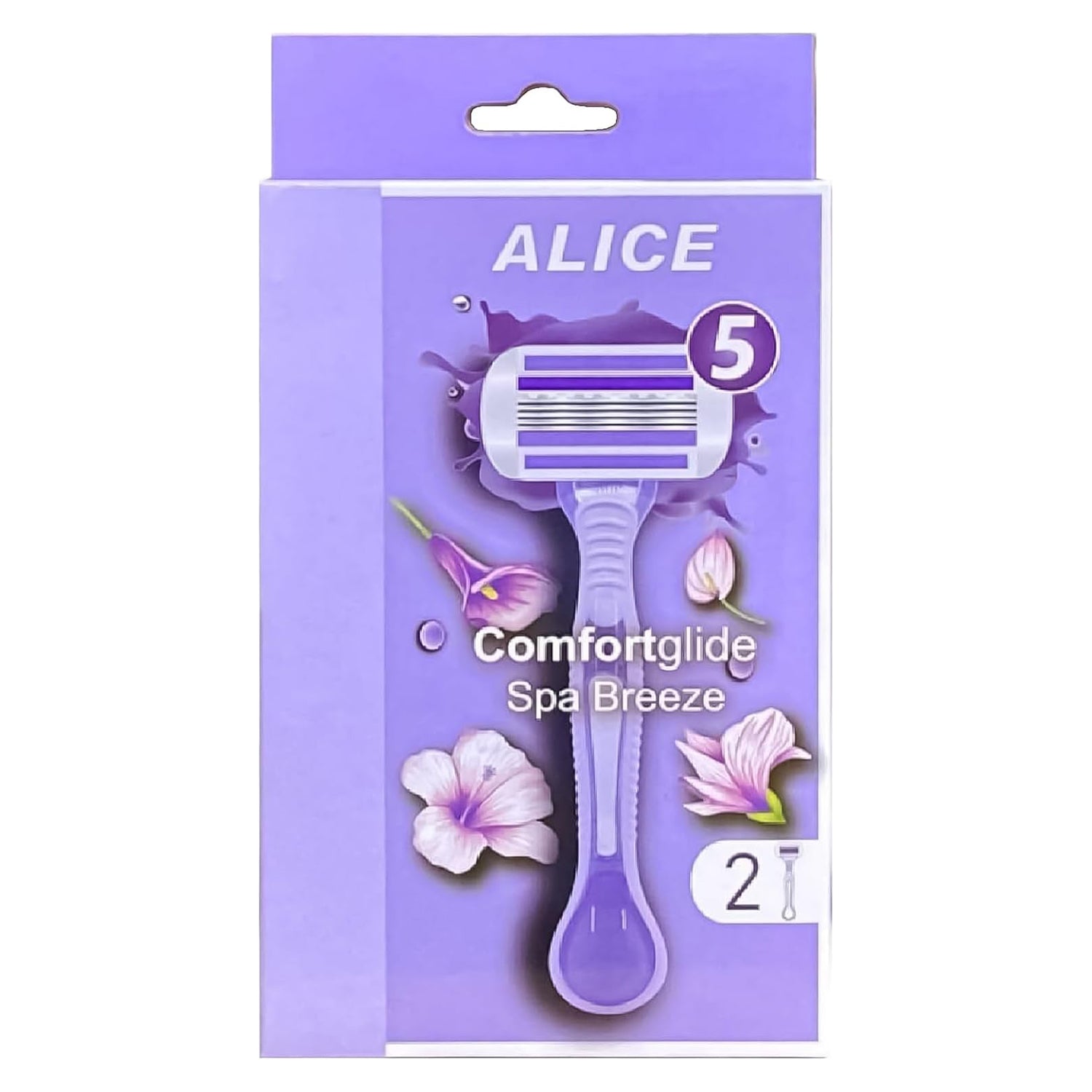 Hair Removal Razor, Pivoted Head, Comfortglide Spa Breeze, Model AS-04