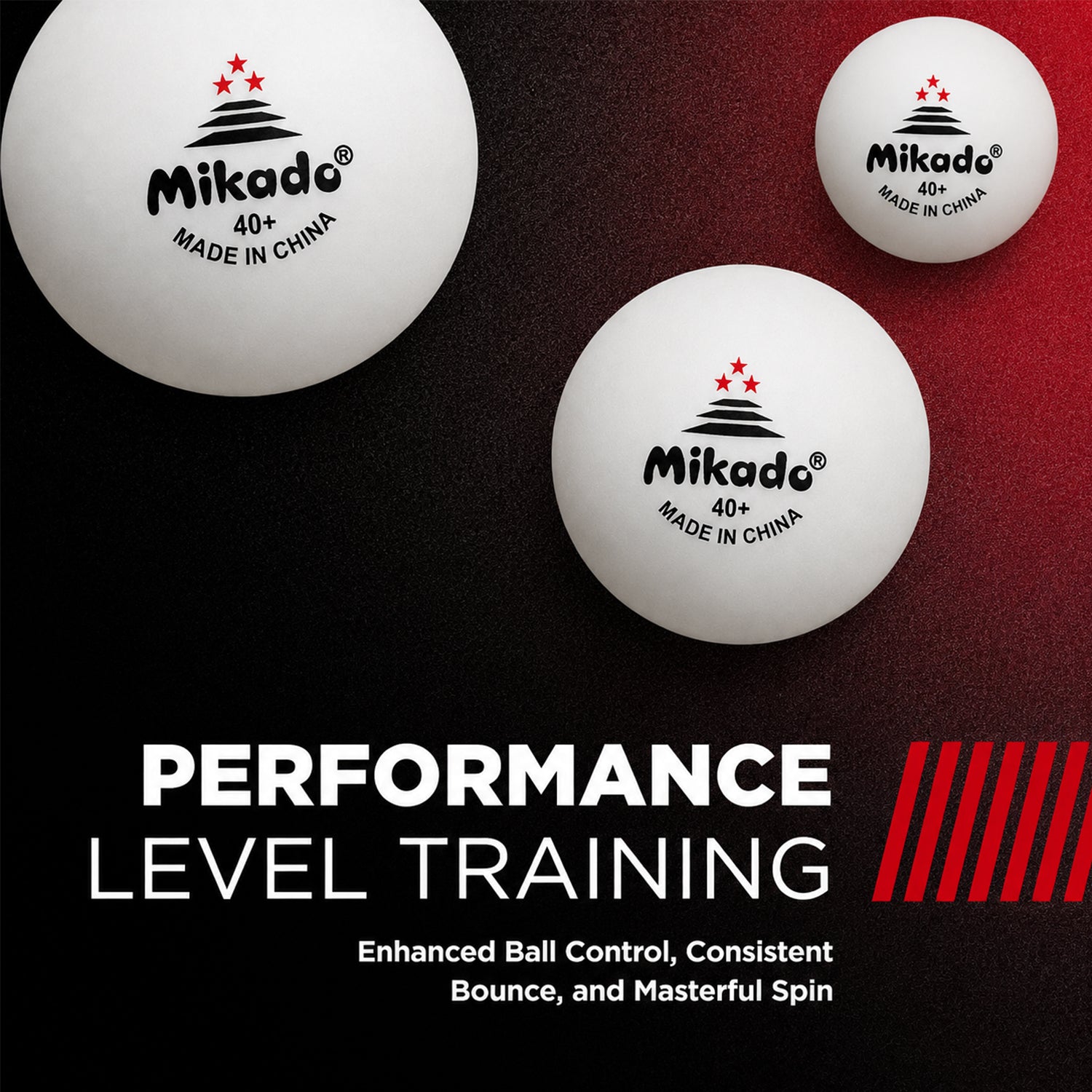 40+ Table Tennis Balls, 50 White Ping Pong Balls For Training