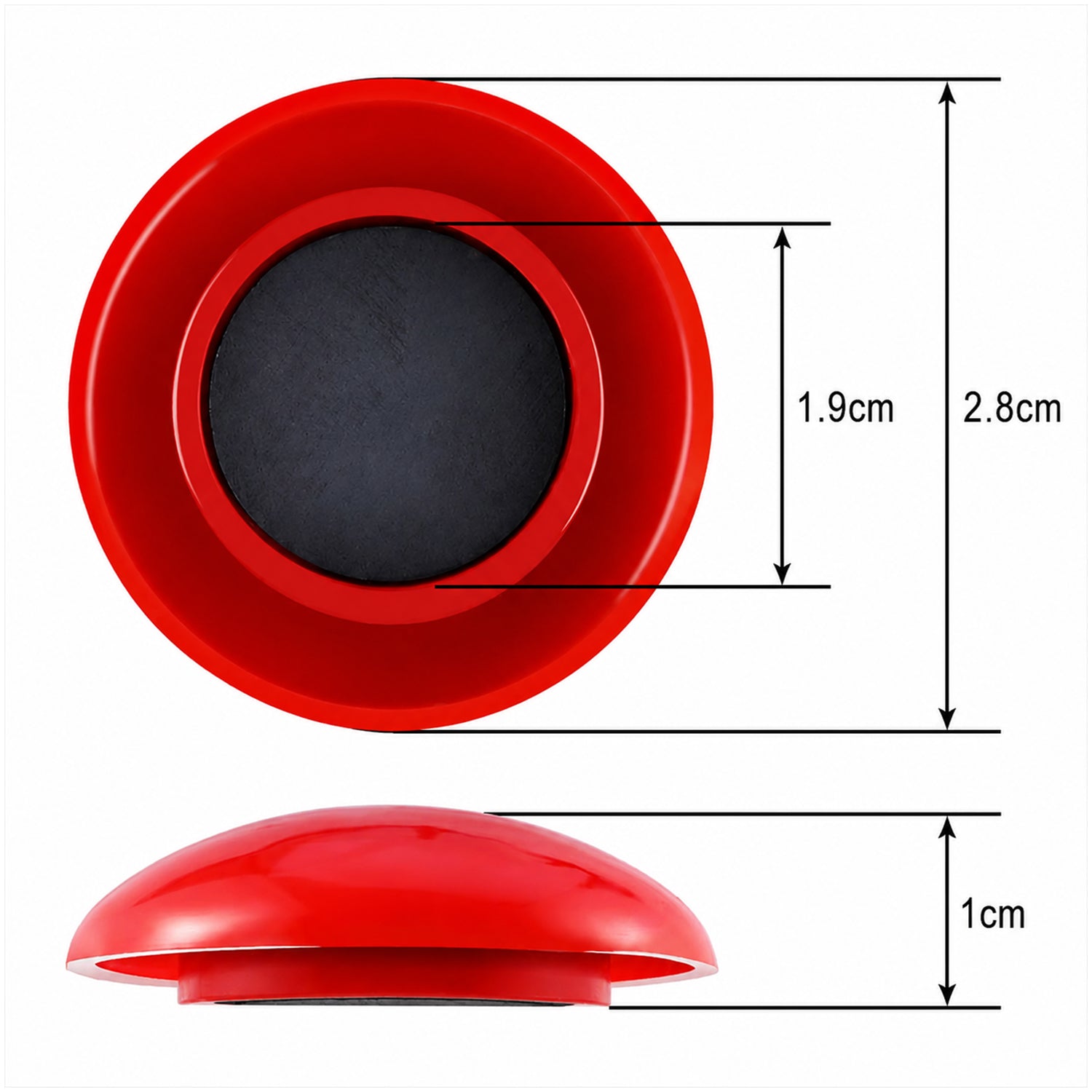 Fridge Magnets, Colorful Magnets, Round for School, Office, and Daily Notes