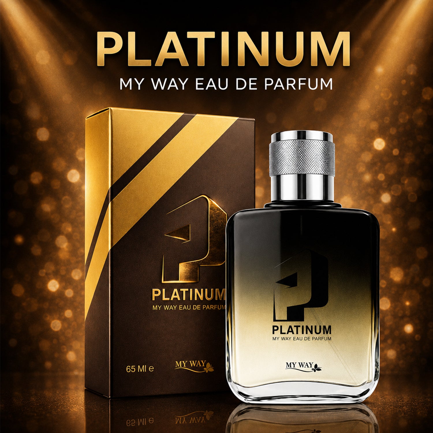 Eau De Parfum Spray, Perfume, Platinum, Elegant Feminine Scent for Easy Kit