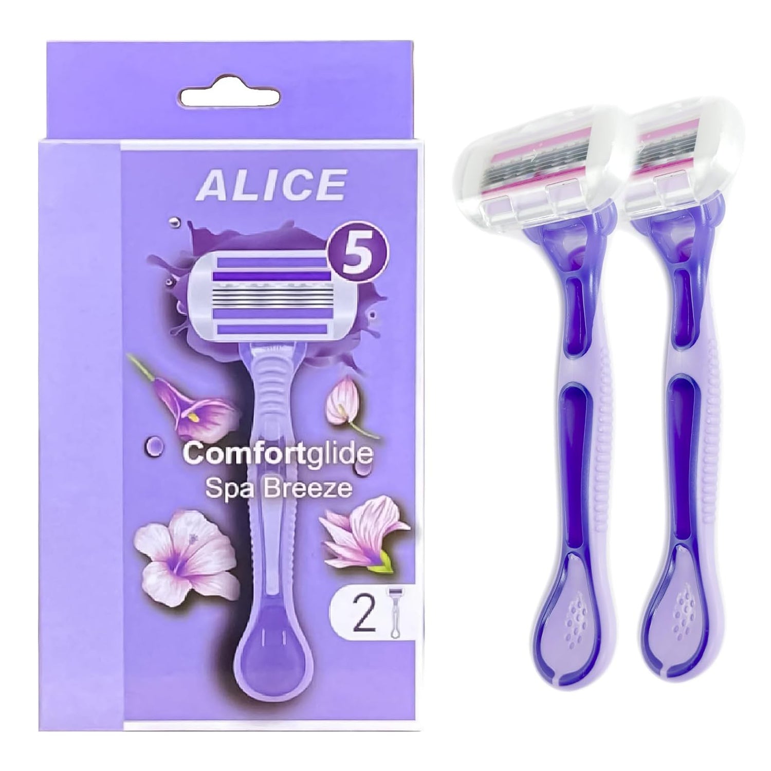 Hair Removal Razor, Pivoted Head, Comfortglide Spa Breeze, Model AS-04