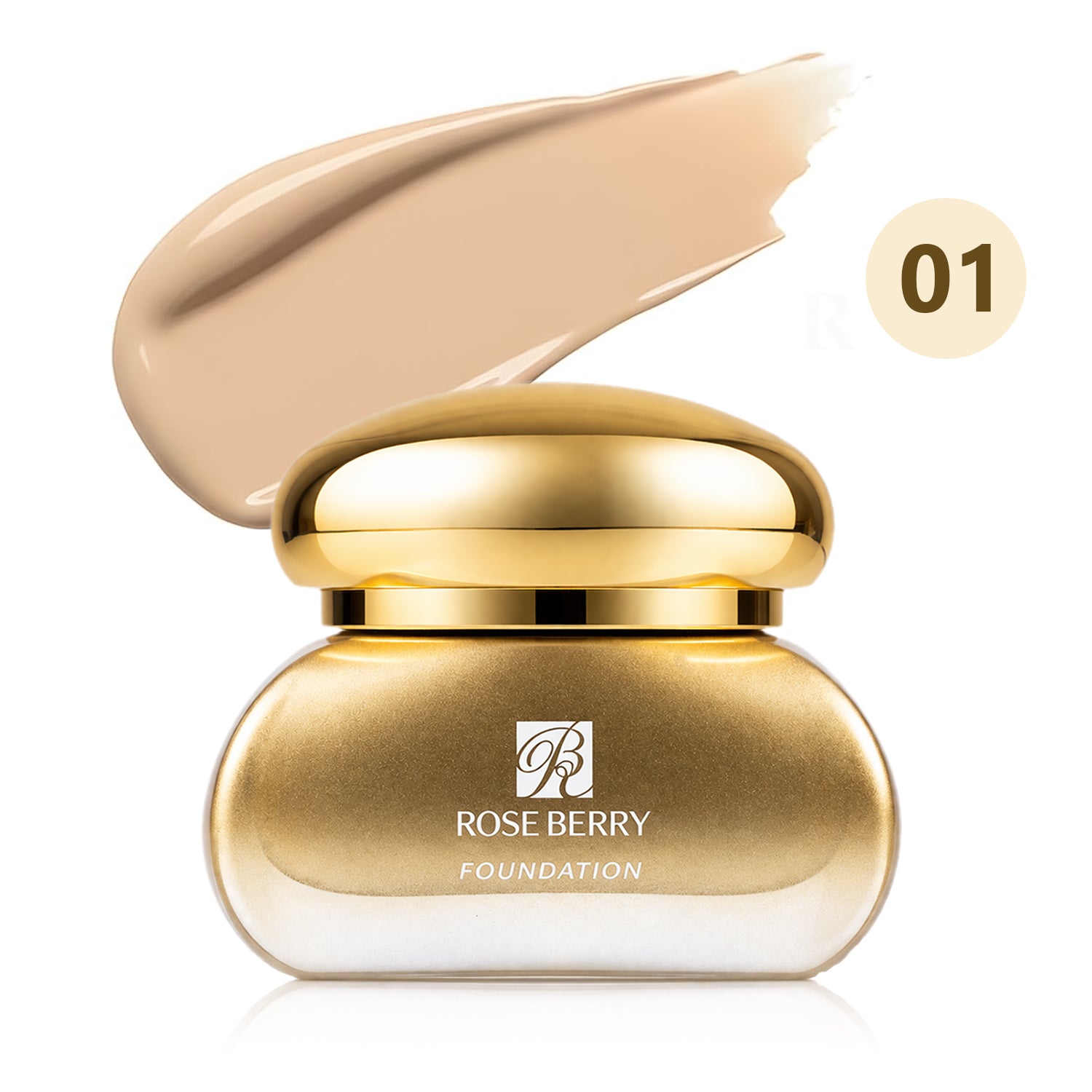 Foundation, Waterproof, Full Coverage, 50 ML, Model - RB-LF1222