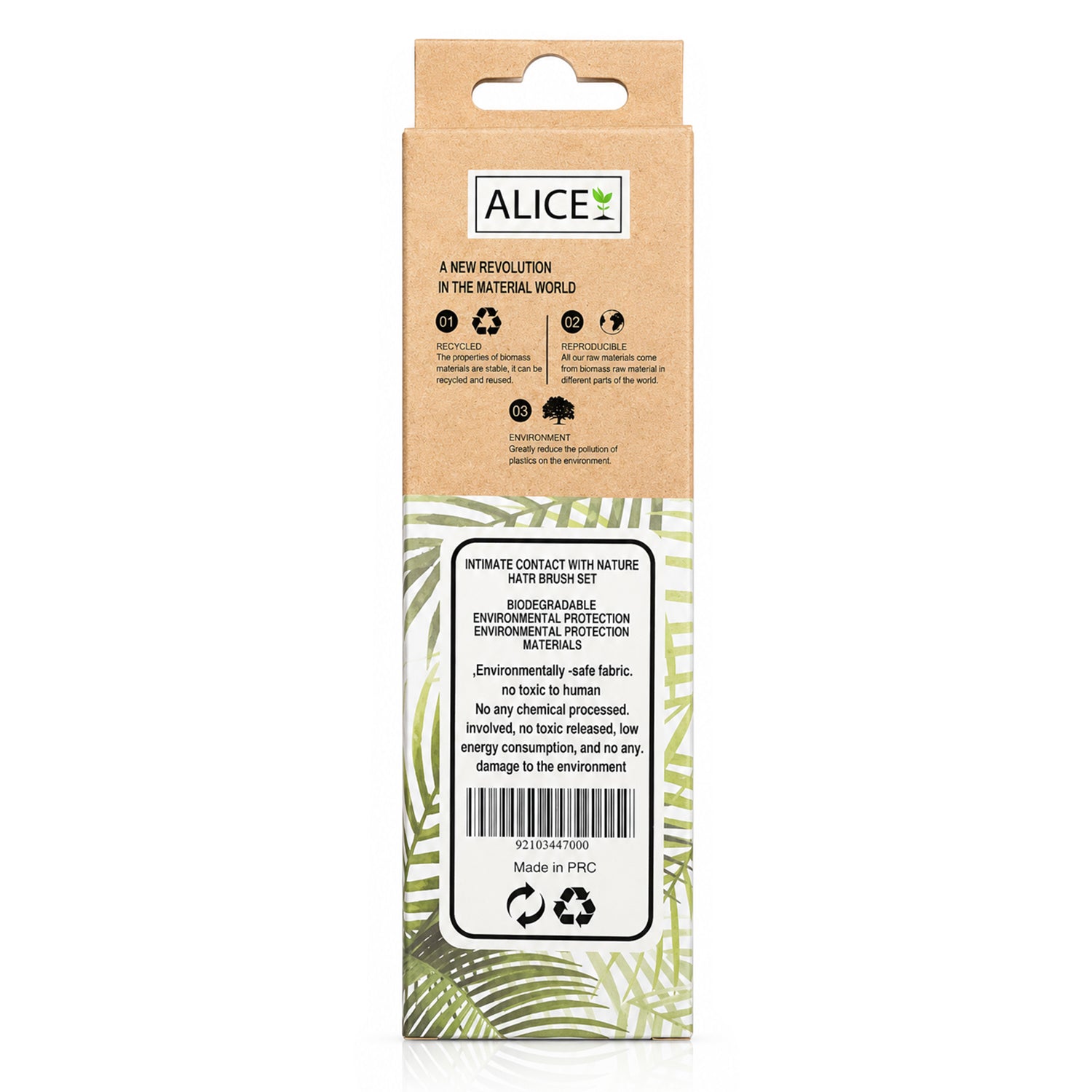 Hair Comb, Made from Natural Wood - Anti-Frizz for Clean Daily Care at Home
