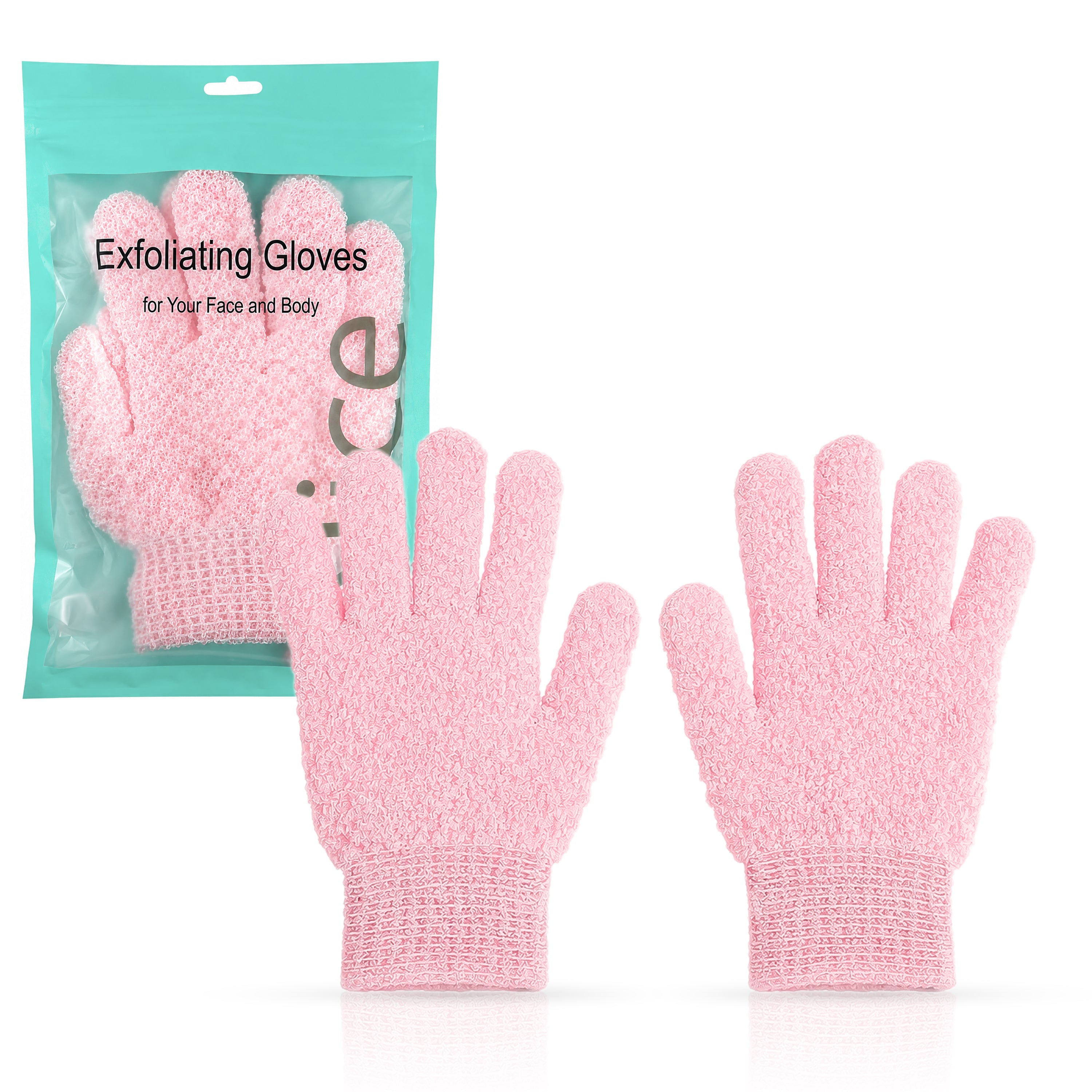 Exfoliating Body Scrub Gloves, Improves Circulation & Skin for Everyday Use