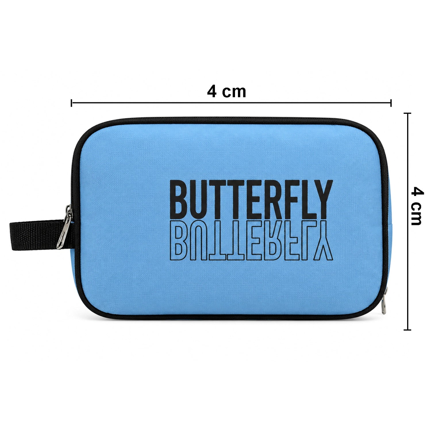 Portable Table Tennis Paddle Case With Zipper & Side Handle