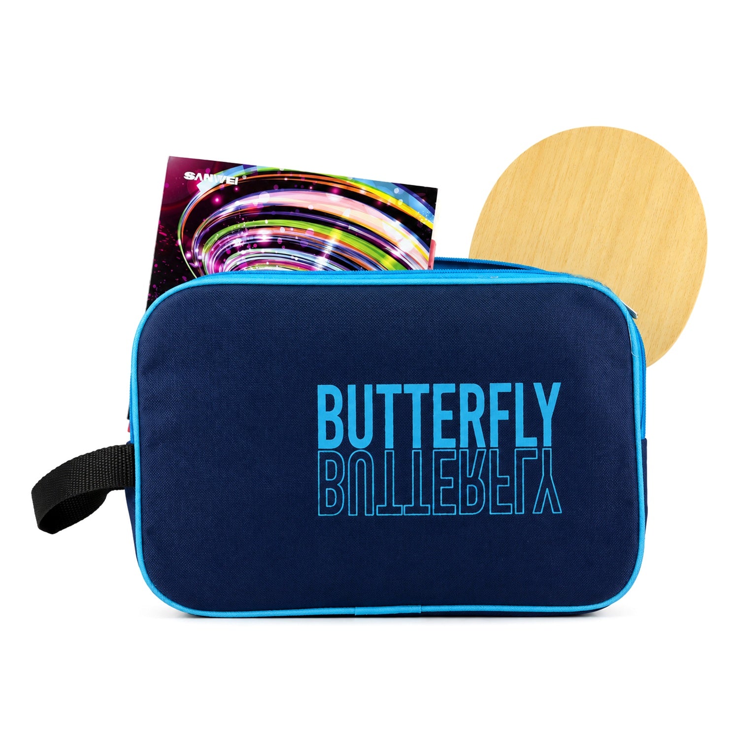 Portable Table Tennis Paddle Case With Zipper & Side Handle