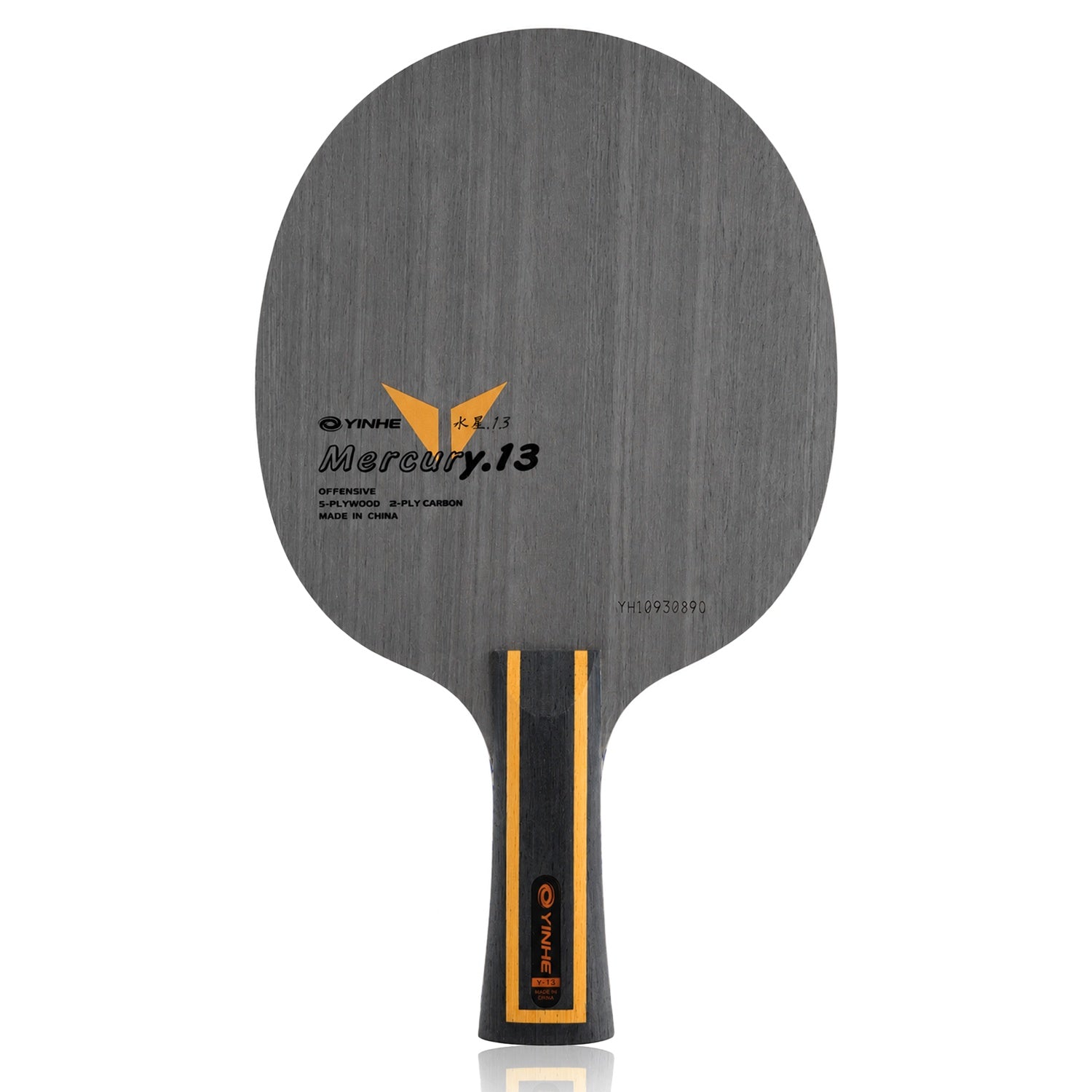 Mercury 13 Offensive Table Tennis Blade, 5-Ply Wood & Carbon